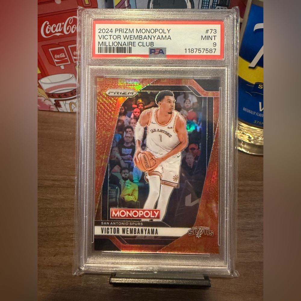 2024-25 Panini Prizm Monopoly Millionaire Club Victor Wembanyama /1499 PSA 9